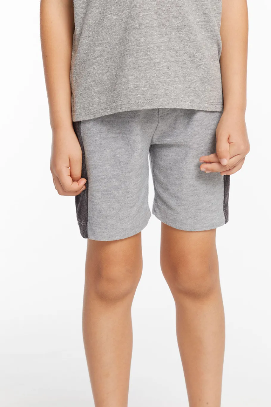 Cheap Chaser Brand Boys Cozy Knit Rib Panel Shorts