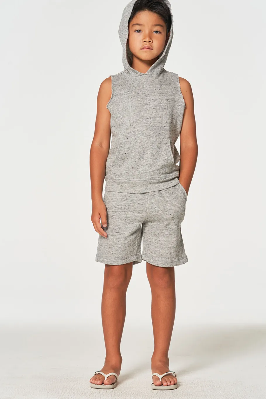 Best Chaser Brand Boys Linen French Terry Beach Shorts