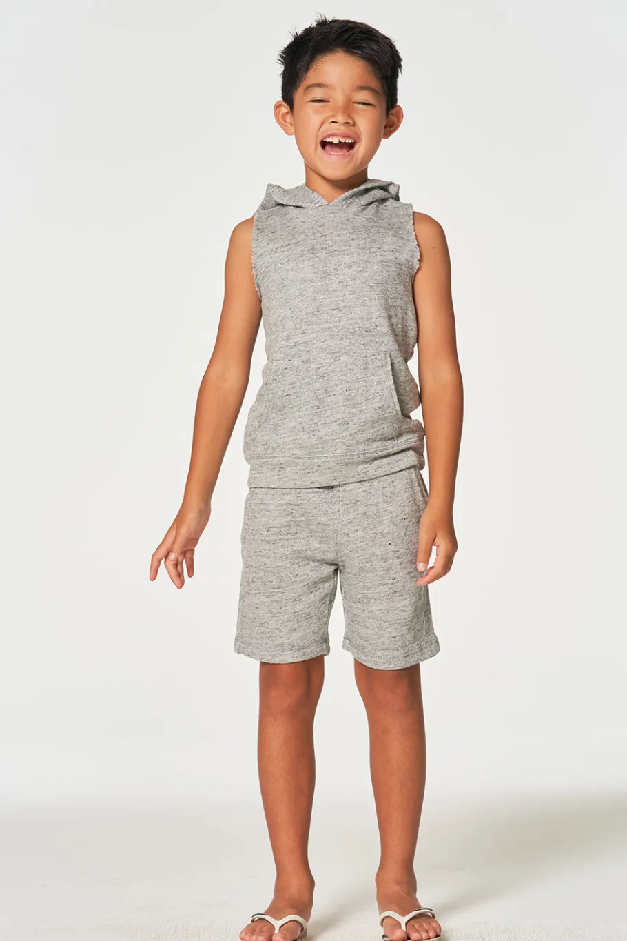 Best Chaser Brand Boys Linen French Terry Beach Shorts