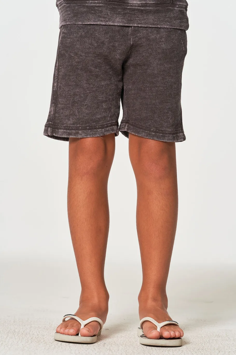 Shop Chaser Brand Boys Linen French Terry Beach Shorts