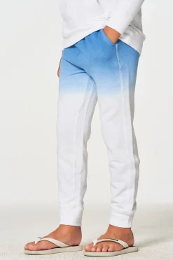 Fashion Chaser Brand Boys Linen French Terry Beach Joggers