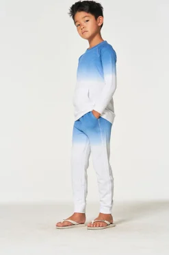 Discount Chaser Brand Boys Linen French Terry Long Sleeve Kanga Pocket Pullover