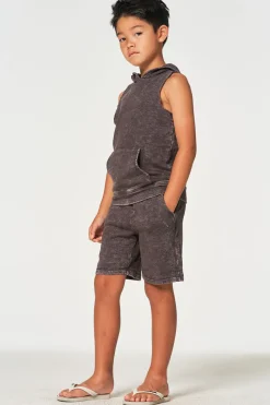 Flash Sale Chaser Brand Boys Linen French Terry Sleeveless Muscle Pullover Hoodie