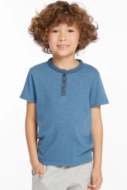 Best Chaser Brand Boys Niagara Short Sleeve Henley