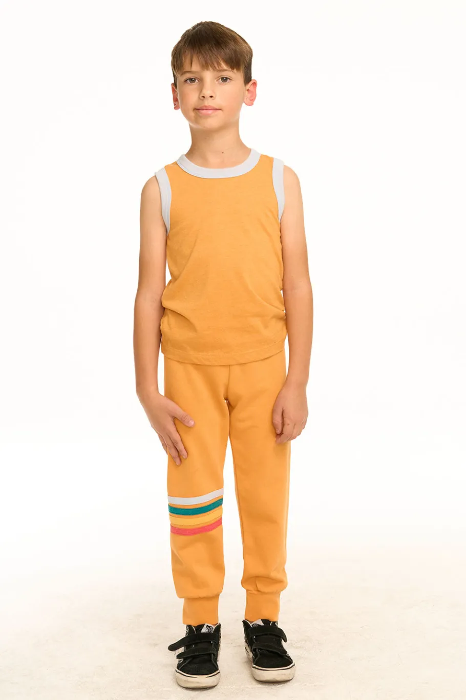 Clearance Chaser Brand Boy's SoCal Stripes Recycled Vintage Jersey Tank