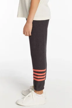 Store Chaser Brand Boys Vintage Black No Side Seam Jogger With Strapping