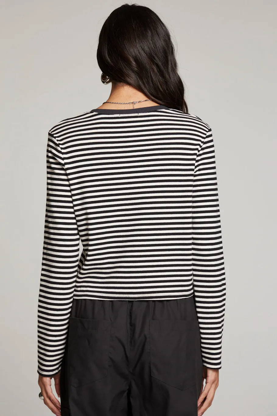 Shop Chaser Brand Brady Punk Stripe Button Up Pullover