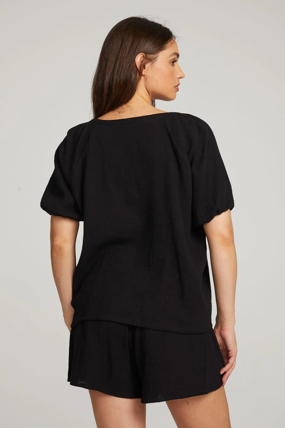 Hot Chaser Brand Brentwood Licorice Blouse