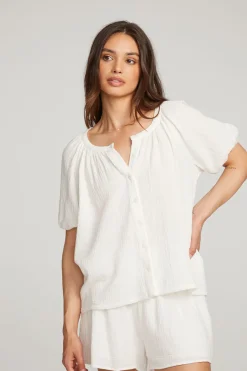 Hot Chaser Brand Brentwood White Blouse