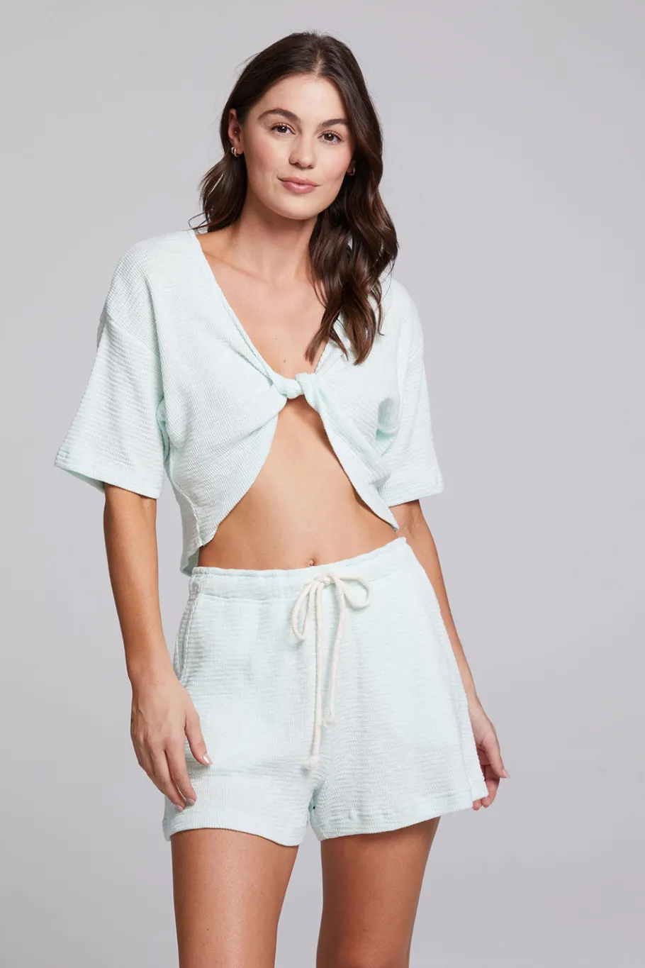 Outlet Chaser Brand Bria Aqua Glass Tee