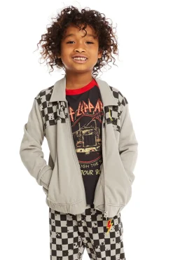 Online Chaser Brand Brody Splatter Checker Jacket