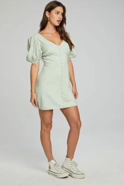 Online Chaser Brand Calamigos Mini Dress - Sage