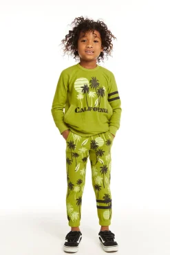 Sale Chaser Brand California Palm Trees Pullover