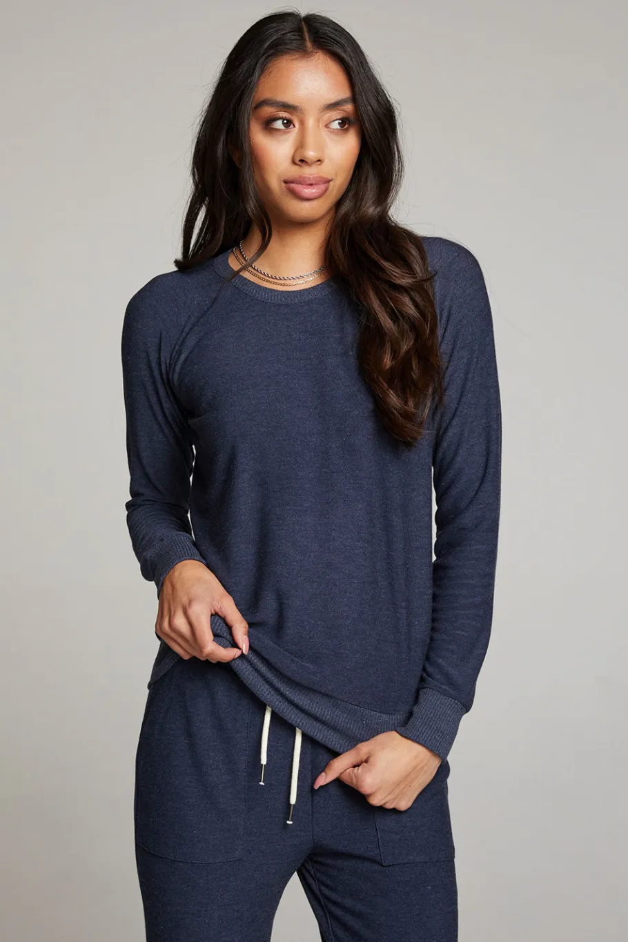 New Chaser Brand Canopy Long Sleeve Raglan Pullover