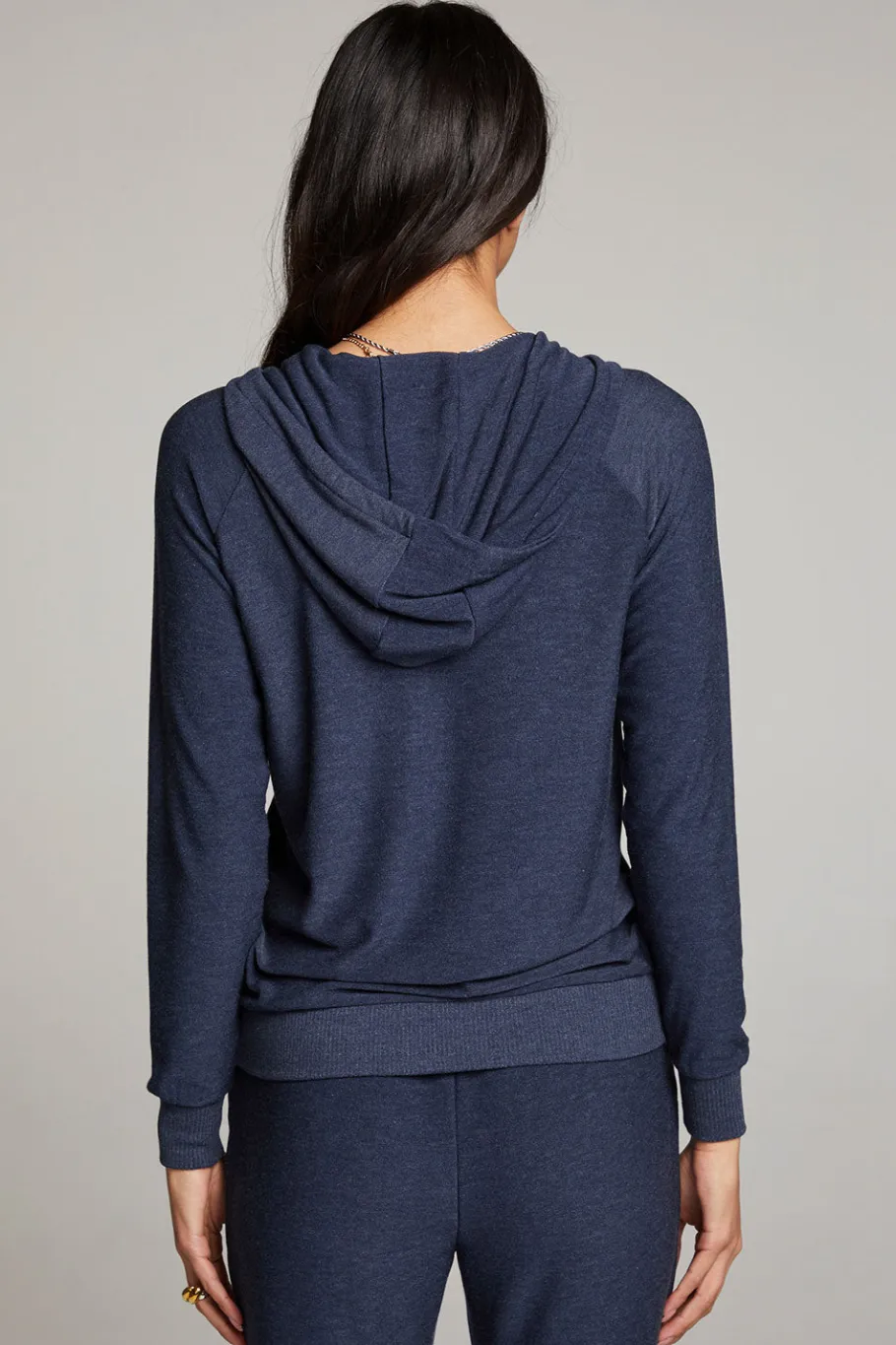 Shop Chaser Brand Canopy Long Sleeve Raglan Zip Up Hoodie
