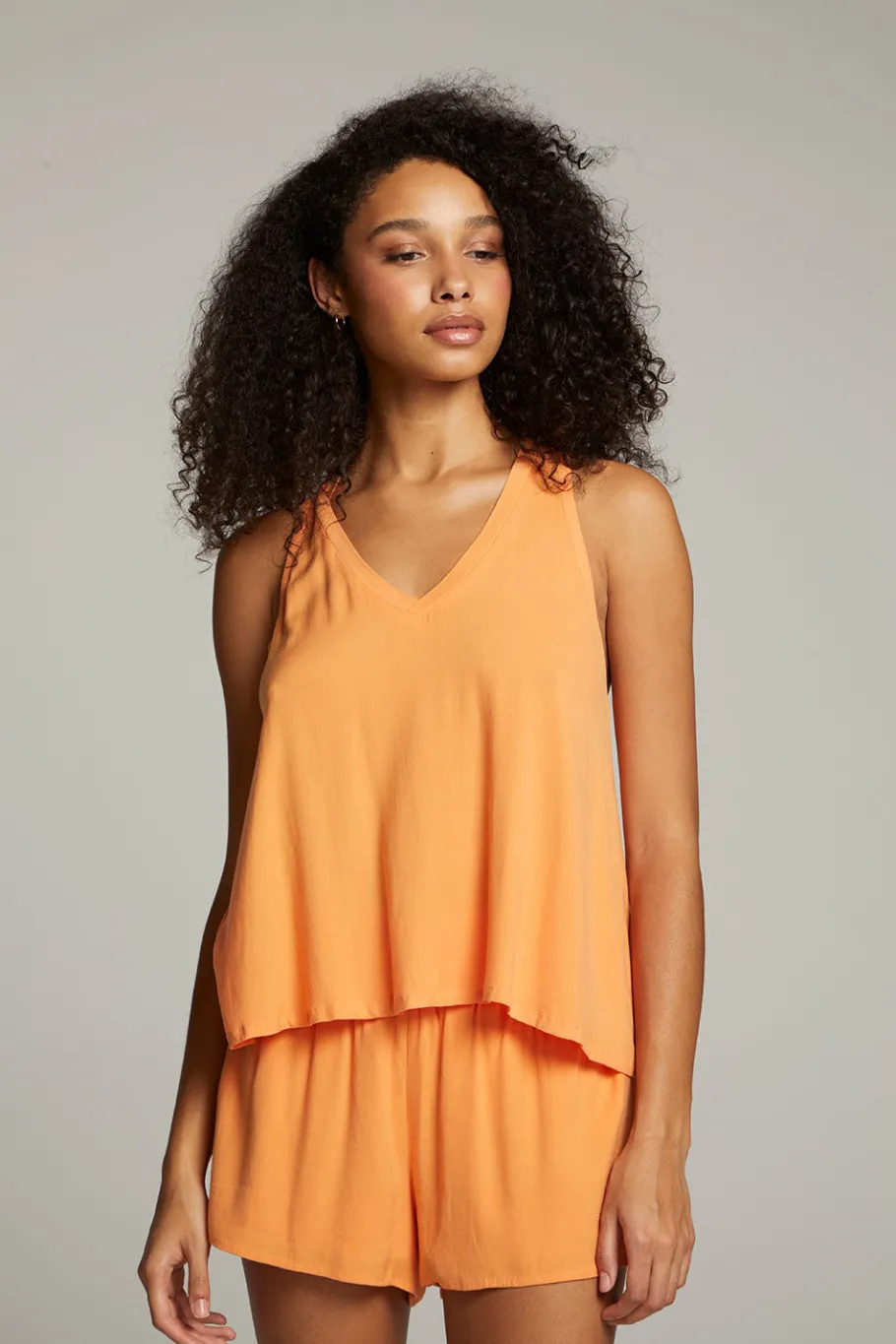 Shop Chaser Brand Carmel Tangerine Tank Top