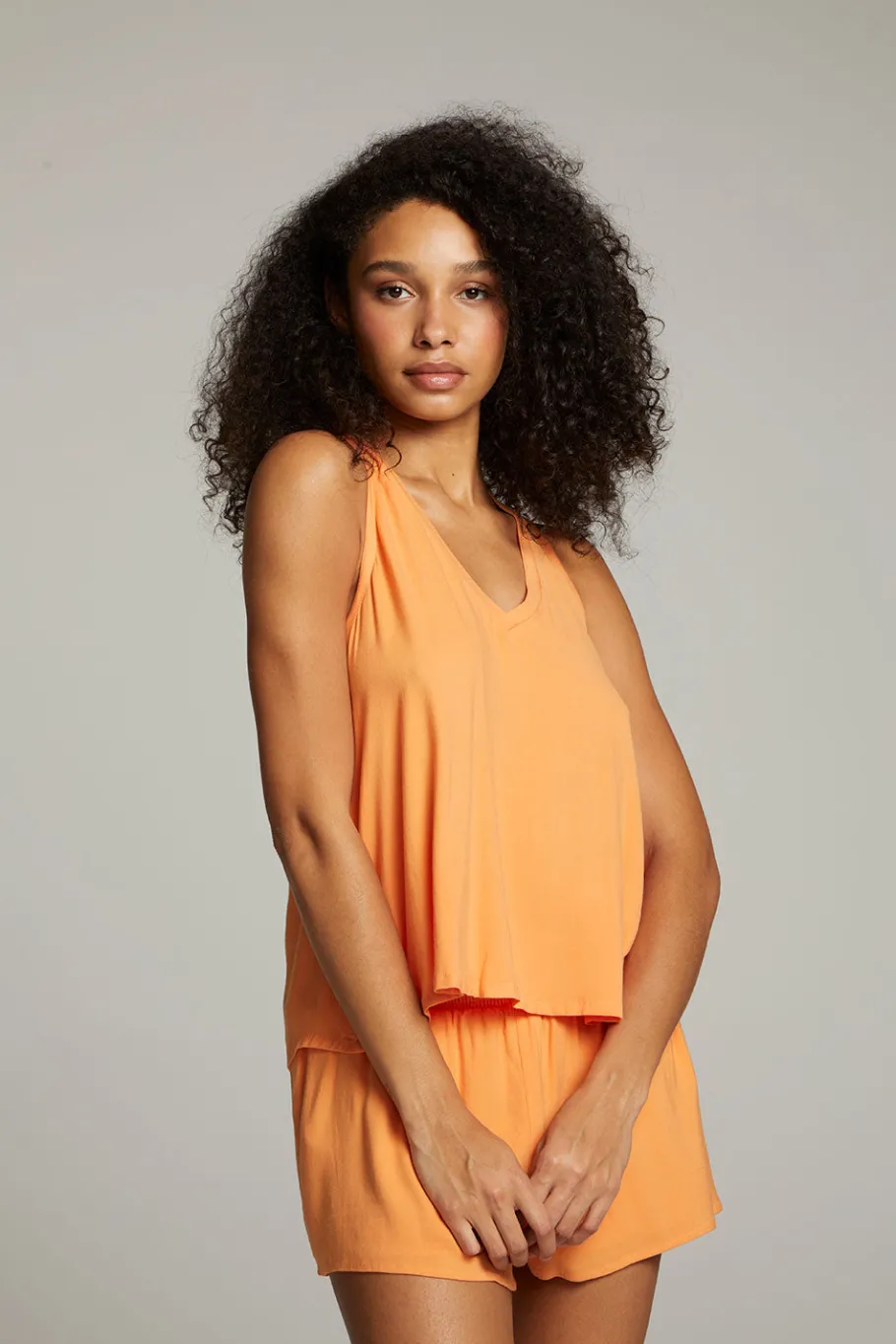 Shop Chaser Brand Carmel Tangerine Tank Top