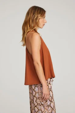 Online Chaser Brand Carmel Whiskey Tank Top
