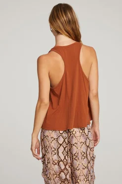 Online Chaser Brand Carmel Whiskey Tank Top