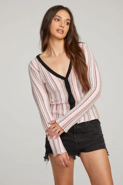 Best Chaser Brand Carmela Canyon Stripe Cardigan