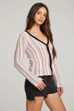 Best Chaser Brand Carmela Canyon Stripe Cardigan