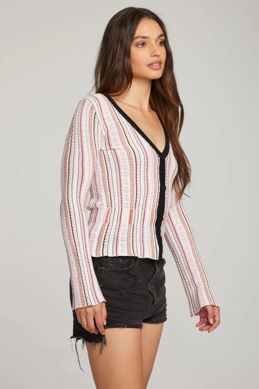 Best Chaser Brand Carmela Canyon Stripe Cardigan