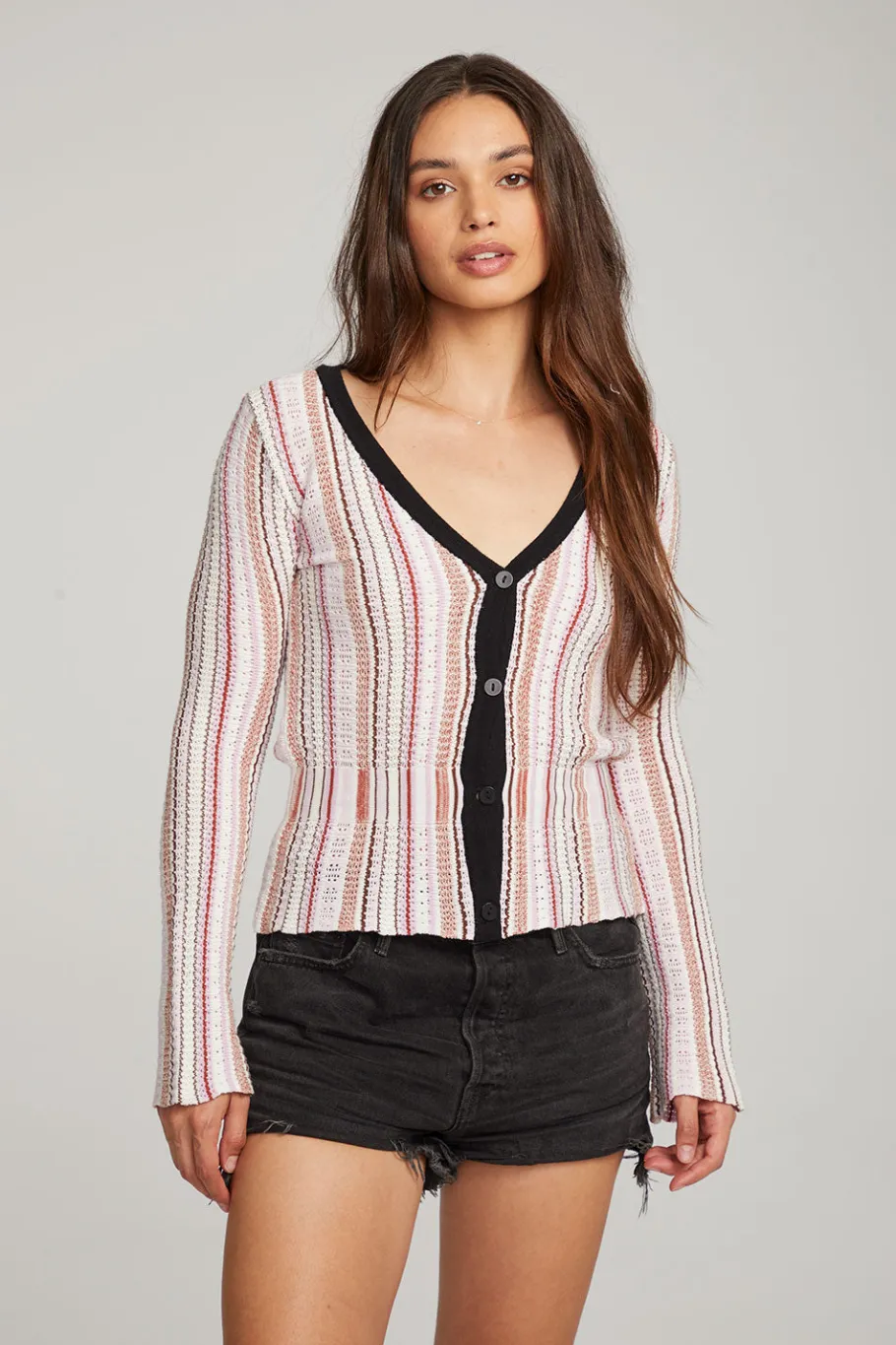 Best Chaser Brand Carmela Canyon Stripe Cardigan