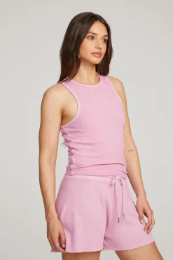 Best Sale Chaser Brand Carnaby Pastel Lavender Tank Top