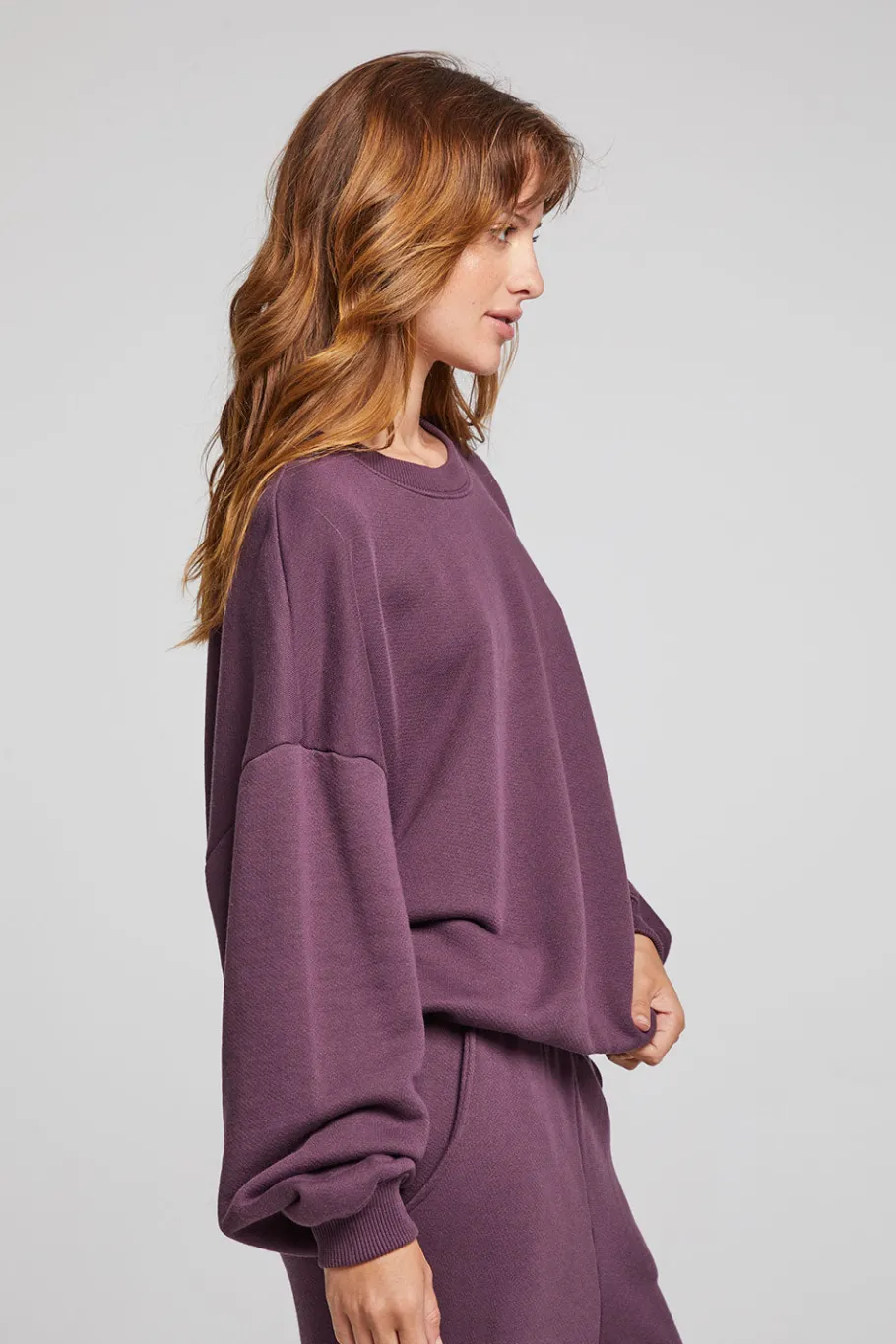 Online Chaser Brand Casbah Plum Perfect Pullover