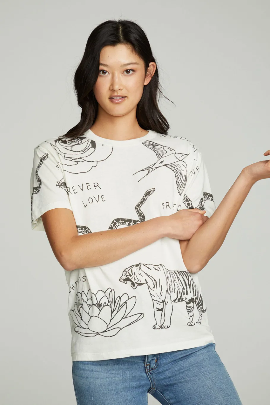 Best Chaser Brand Cherish Forever Crew Tee
