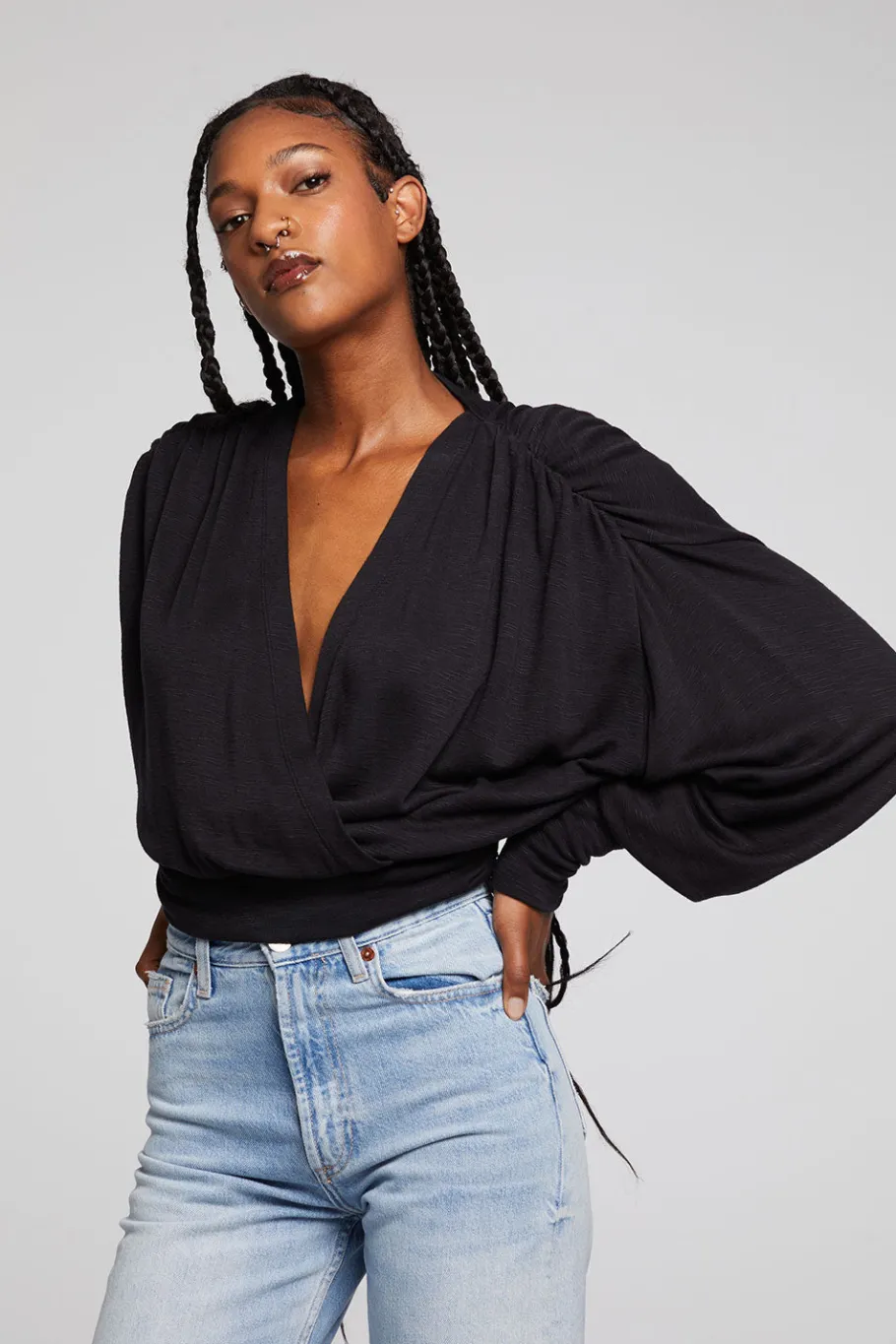 Flash Sale Chaser Brand City Licorice Blouse