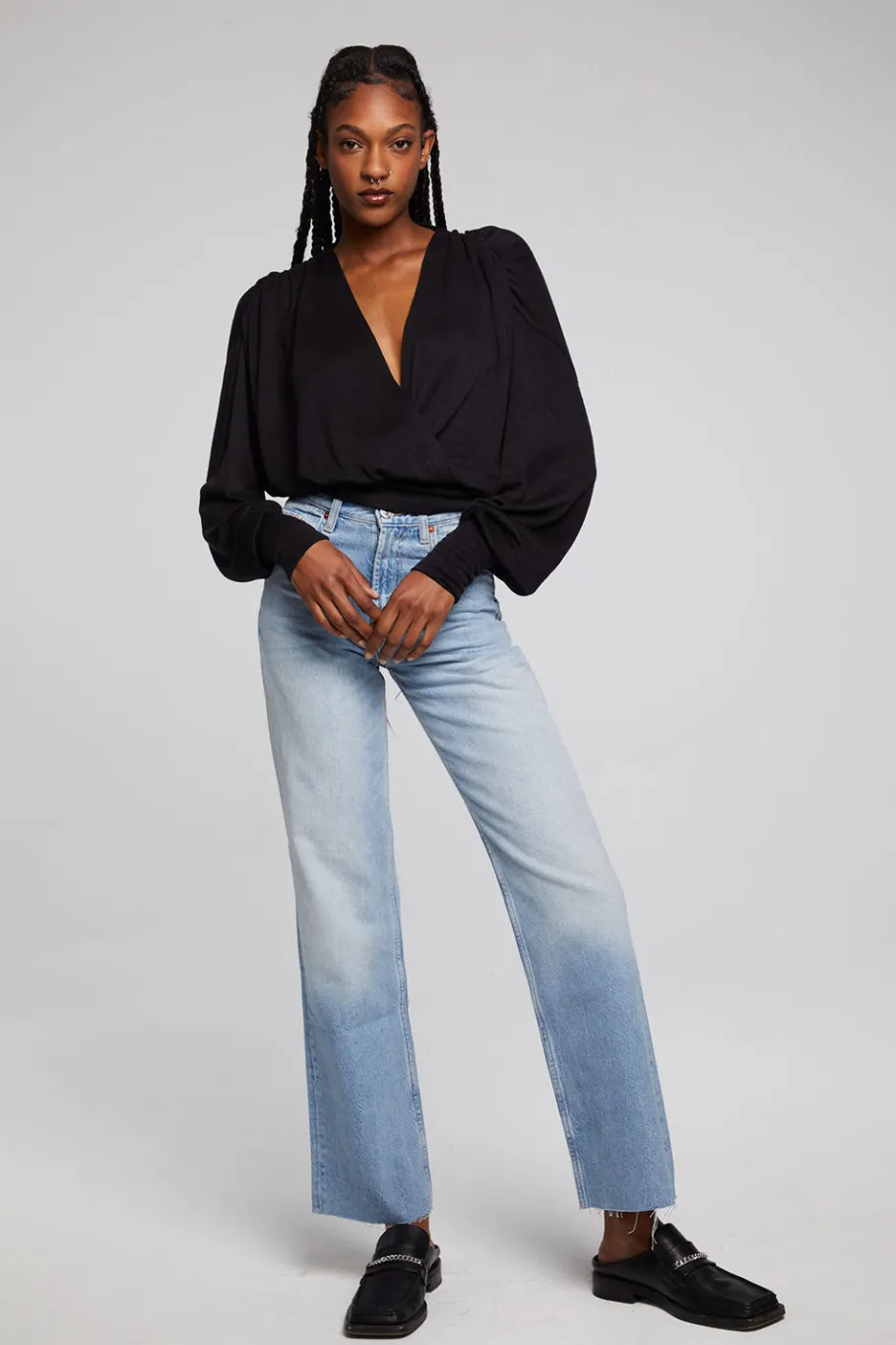 Flash Sale Chaser Brand City Licorice Blouse