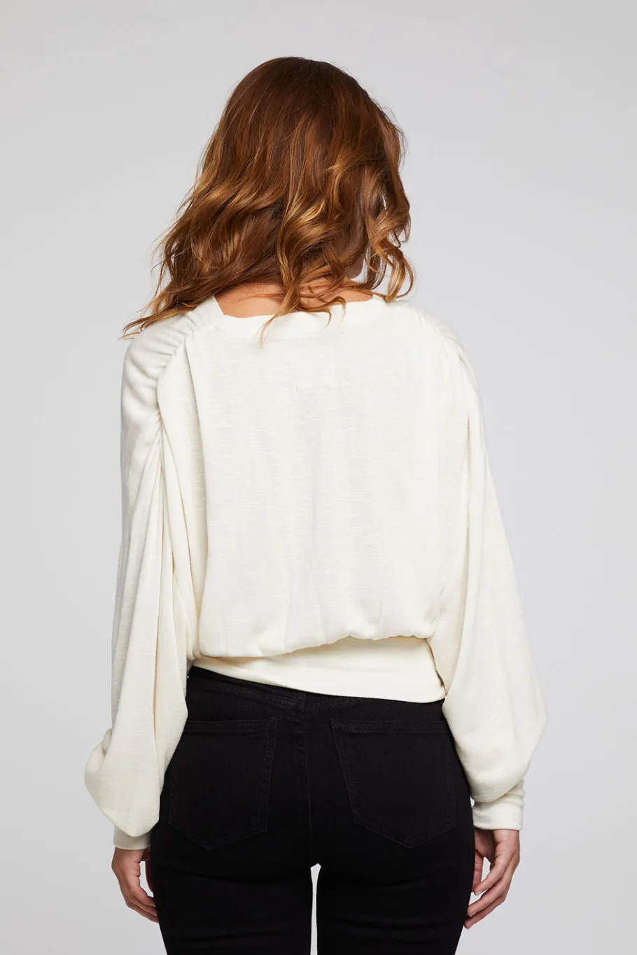 New Chaser Brand City Starry White Blouse