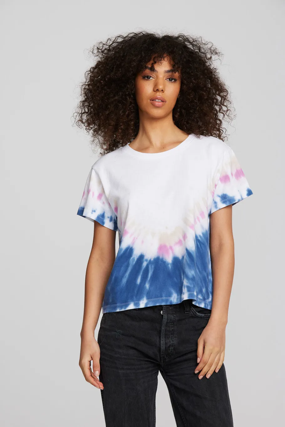 Cheap Chaser Brand Coast Cotton Jersey Oversized Crew Neck Tee