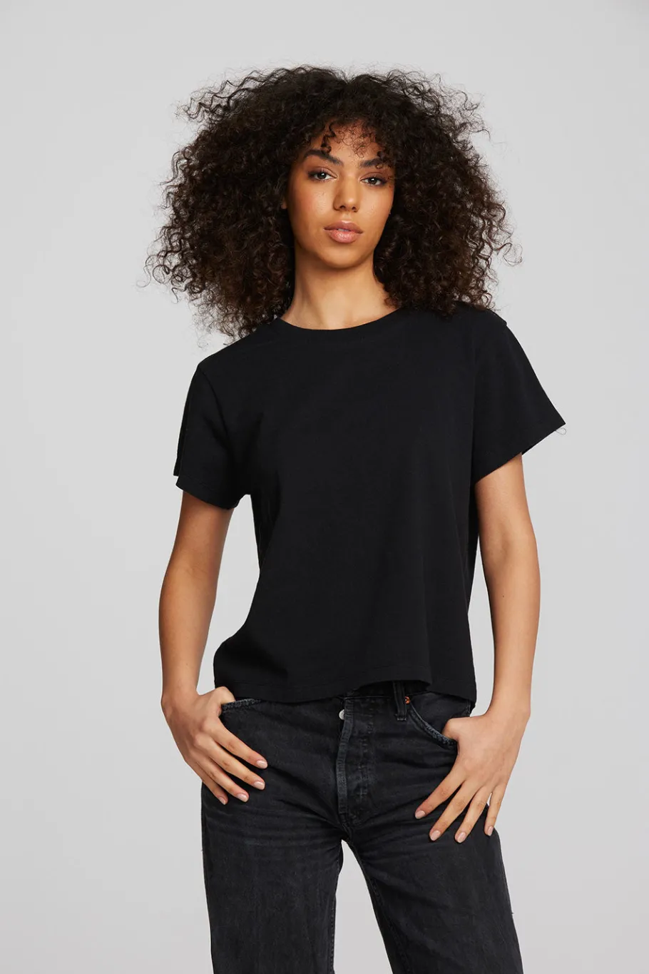 Shop Chaser Brand Coast Cotton Jersey Oversized Crew Neck Tee