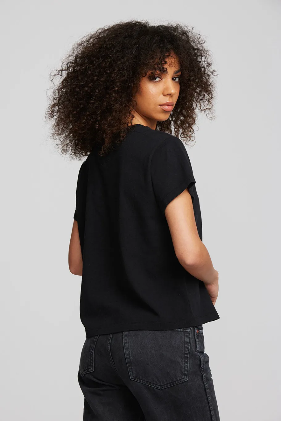 Shop Chaser Brand Coast Cotton Jersey Oversized Crew Neck Tee