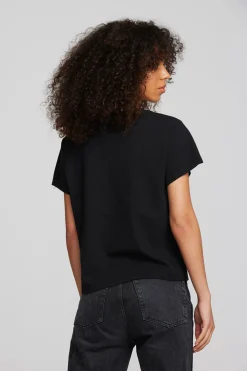 Shop Chaser Brand Coast Cotton Jersey Oversized Crew Neck Tee