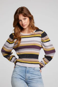 Sale Chaser Brand Collins Haight Street Stripe Top