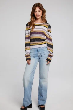 Sale Chaser Brand Collins Haight Street Stripe Top