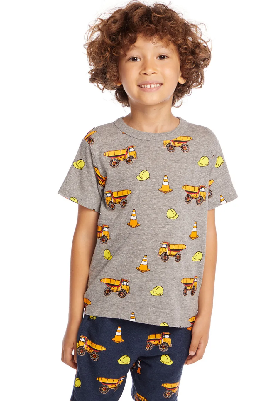 Store Chaser Brand Construction Zone Boys Crew Neck Tee