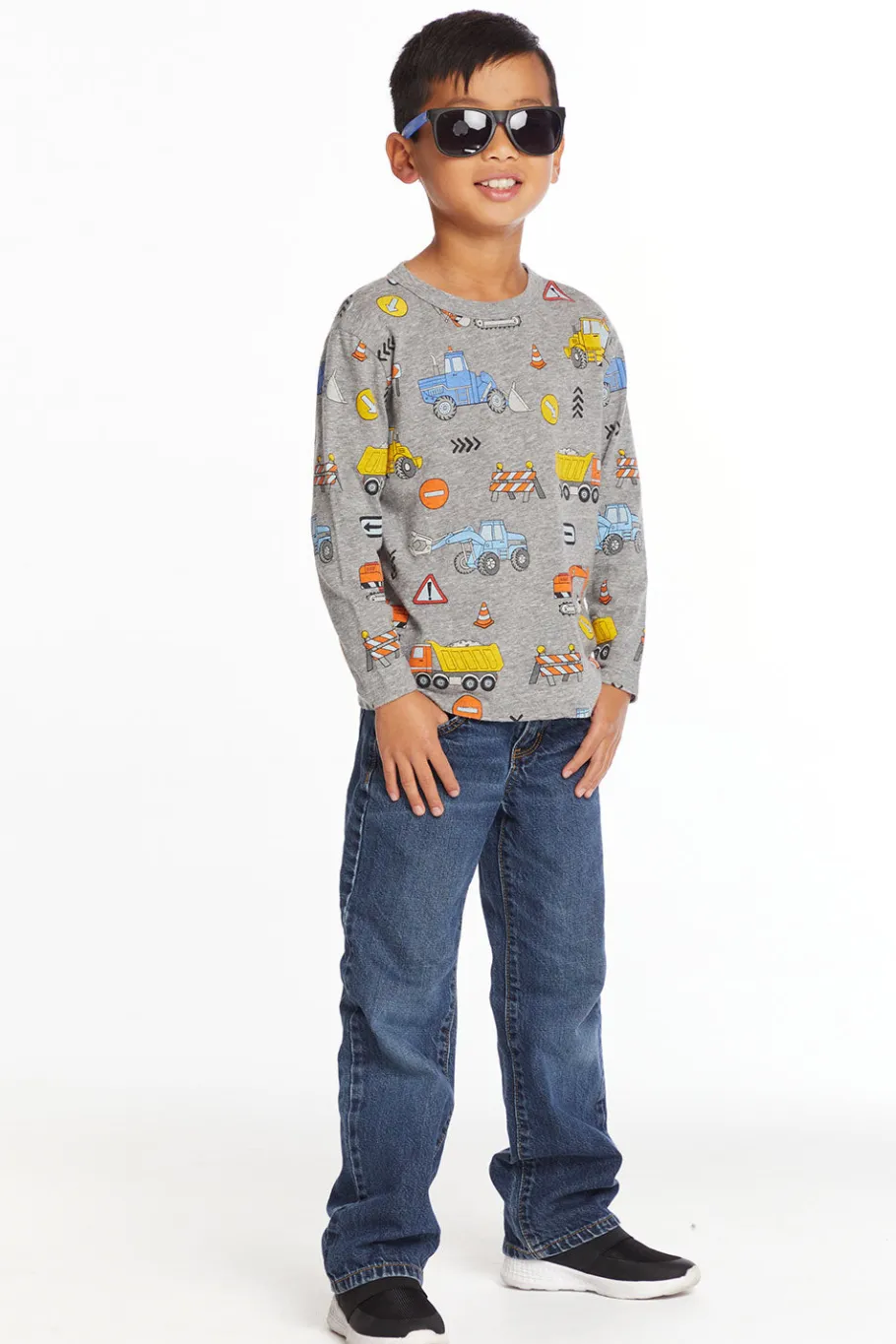 Best Sale Chaser Brand Construction Zone Long Sleeve Tee