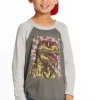 Sale Chaser Brand Cool Dino Boys Long Sleeve Tee