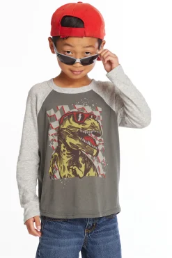 Sale Chaser Brand Cool Dino Boys Long Sleeve Tee