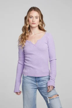 Shop Chaser Brand Cooper Digital Lavender Long Sleeve