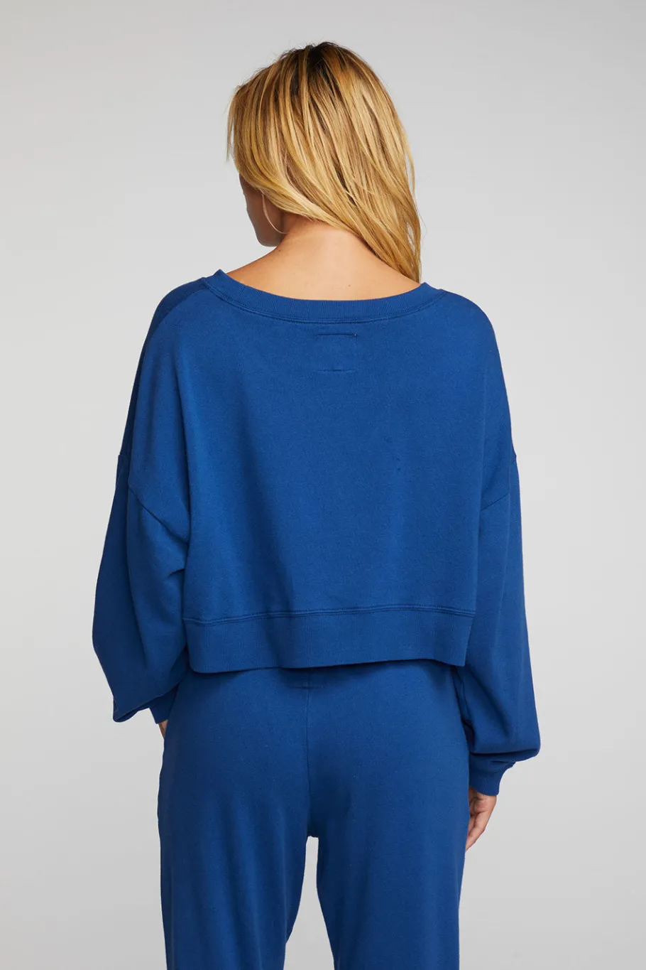 Store Chaser Brand Cotton Fleece Crewneck Pullover With Rib