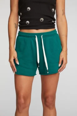 Best Sale Chaser Brand Cotton Fleece Shorts With Shoestring Tie