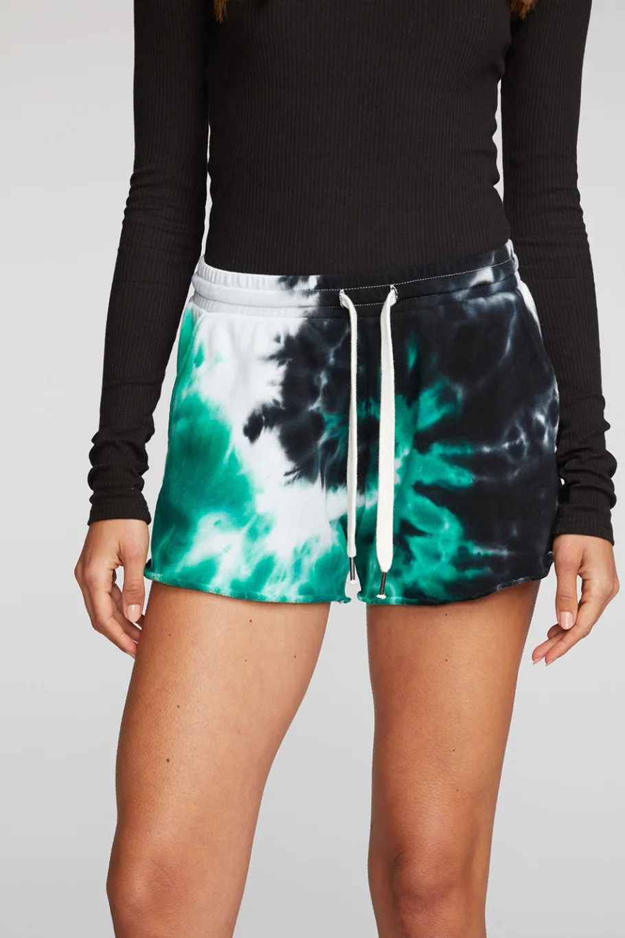 Flash Sale Chaser Brand Cotton Fleece Shorts With Shoestring Tie