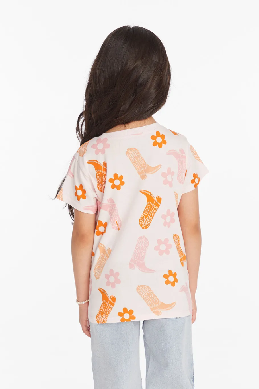 Flash Sale Chaser Brand Cowgirl Boots Girls Tee