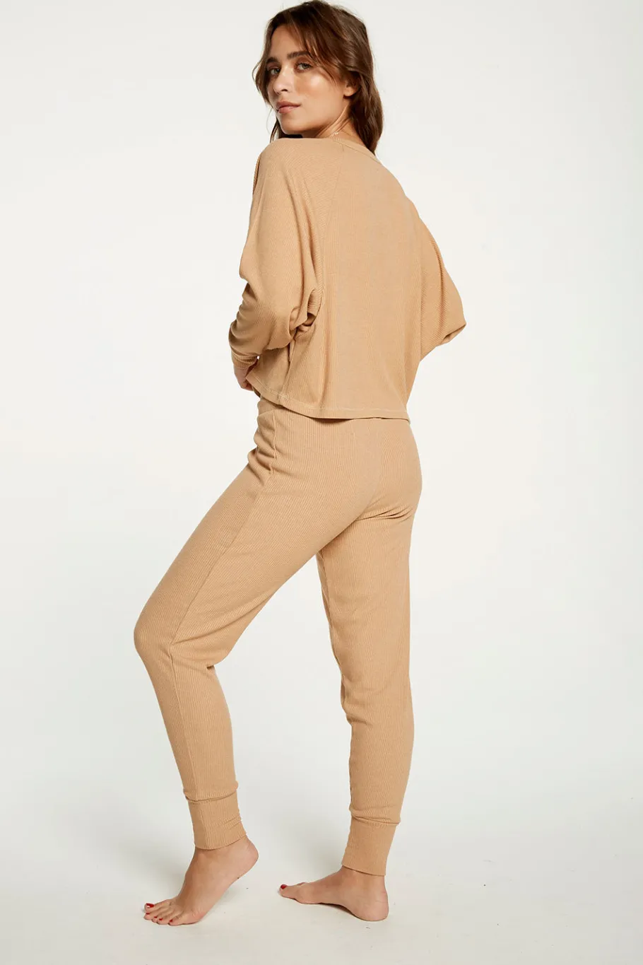 New Chaser Brand Cozy Rib Slouchy Lounge Pant