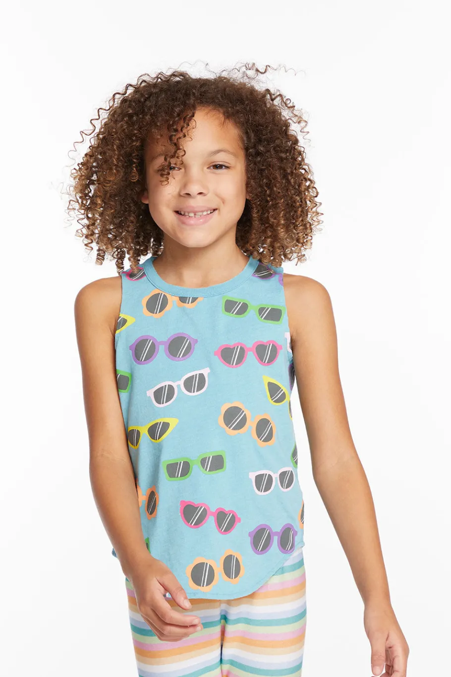 Best Chaser Brand Crazy Sunglasses Girls Vintage Jersey Shirttail Muscle